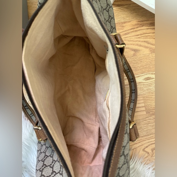 Vintage Gucci Plus Beige boston bag with charm - Picture 6 of 7